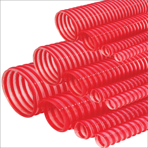 RED DISCHARGE HOSE